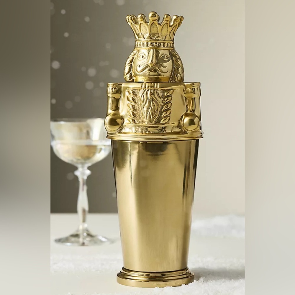 Anthropologie New York City Ballet Nutcracker Cocktail Shaker Holiday 2025 New
